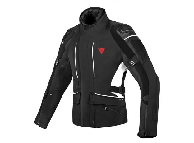 DAINESE Мотокуртка D-CYCLONE GORE-TEX, Размер: 56, Цвет: Black/Black/White