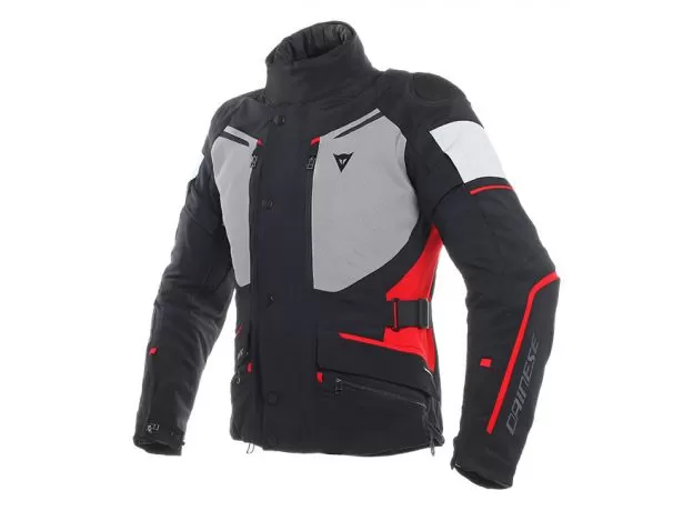 DAINESE Мотокуртка CARVE MASTER 2 GORE-TEX, Размер: 48, Цвет: black/frost-gray/ red