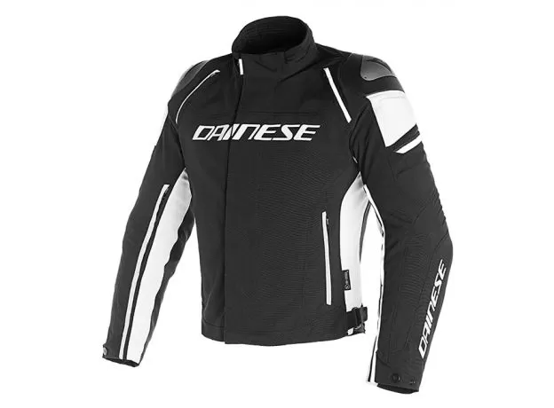 DAINESE Мотокуртка RACING 3 D-DRY, Размер: 46, Цвет: Black/Black/White