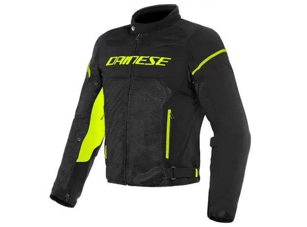 DAINESE Мотокуртка AIR FRAME D1, Размер: 52, Цвет: Black/Black/Fluo-Yellow