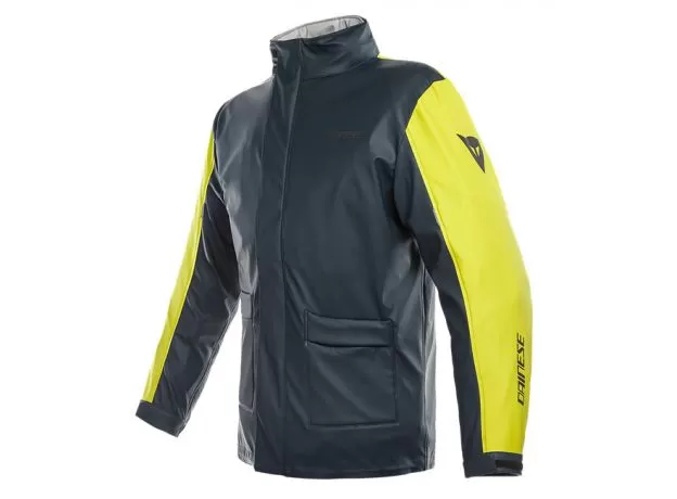 DAINESE Куртка-дождевик STORM, Размер: S, Цвет: Anthracite/Yellow Fluo