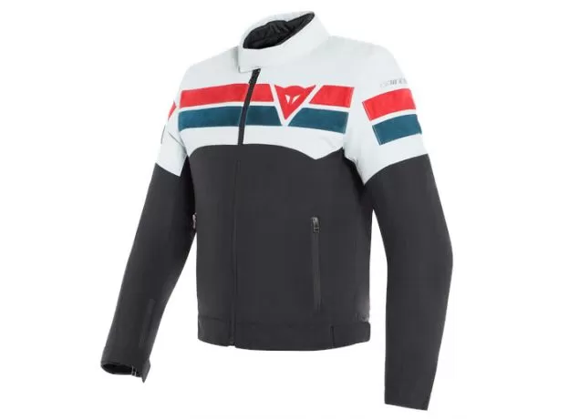 DAINESE Мотокуртка 8-TRACK, Размер: 56, Цвет: Black/Ice/Red