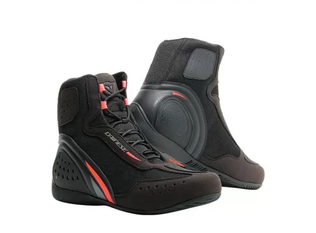 DAINESE Мотоботы MOTORSHOE D1 AIR, Размер: 45, Цвет: black/fluo-red/ anthracite