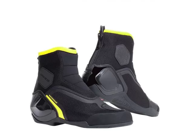 DAINESE Мотоботы DINAMICA D-WP, Размер: 40, Цвет: Black/Fluo-yellоw