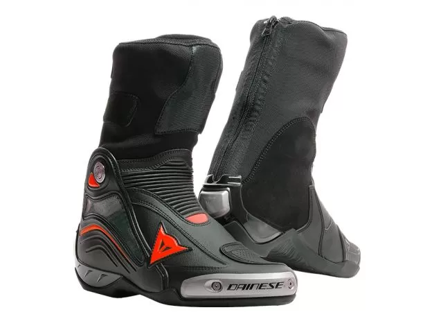DAINESE Мотоботы AXIAL D1, Размер: 42, Цвет: Black/Fluo-Red