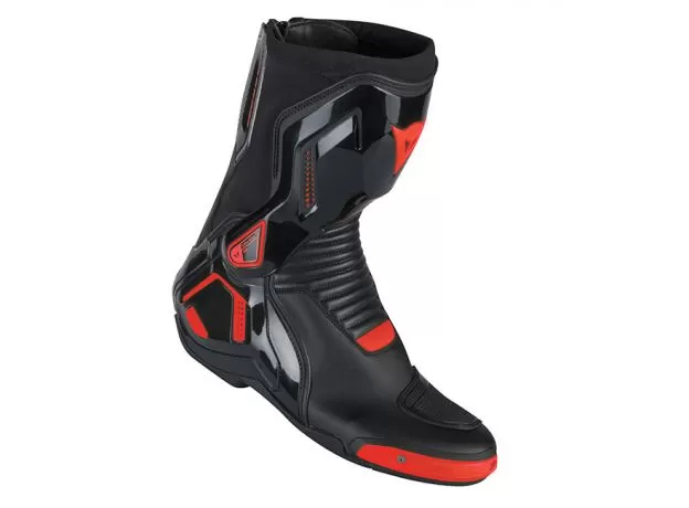 DAINESE Мотоботы COURSE D1 OUT, Размер: 43, Цвет: Black/Fluo-Red