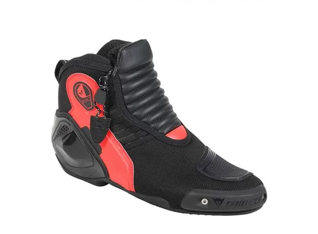 DAINESE Мотоботы DYNO D1, Размер: 41, Цвет: Black/Fluo-Red
