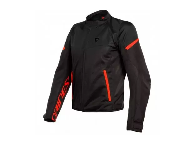 DAINESE Мотокуртка BORA AIR, Размер: 50, Цвет: Black/Fluo-Red