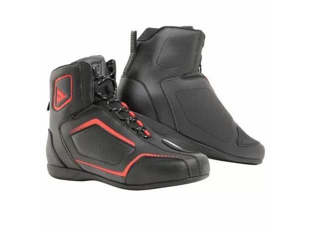 DAINESE Мотоботы RAPTORS, Размер: 44, Цвет: Black/Black/Fluo-Red