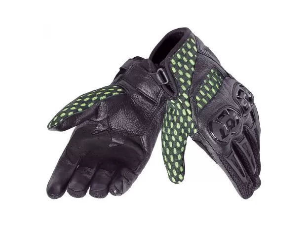 DAINESE Мотоперчатки AIR HERO UNISEX, Размер: XXL, Цвет: black/green