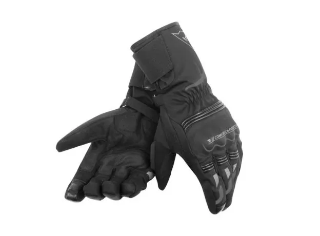 DAINESE Мотоперчатки TEMPEST UNISEX D-DRY® LONG, Размер: XS, Цвет: Black/Blaсk