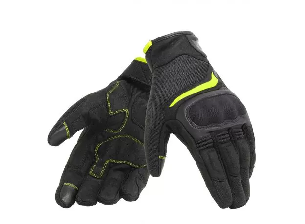 DAINESE Мотоперчатки AIR MASTER, Размер: S, Цвет: Black/Fluo-yellоw