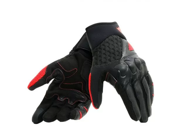 DAINESE Мотоперчатки X-MOTO UNISEX, Размер: S, Цвет: Black/Fluo-Red