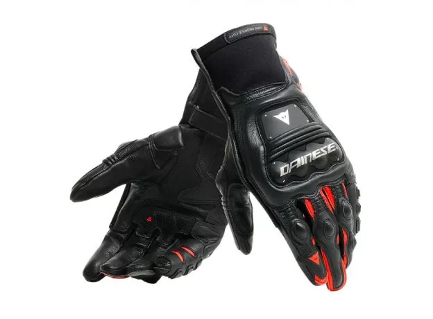 DAINESE Мотоперчатки STEEL-PRO IN, Размер: L, Цвет: Black/Fluo-Red