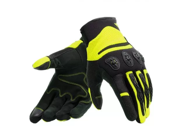 DAINESE Мотоперчатки AEROX UNISEX, Размер: S, Цвет: Black/Fluo-yellоw