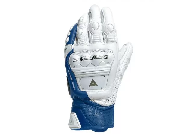 DAINESE Мотоперчатки 4-STROKE 2, Размер: M, Цвет: White/Blue