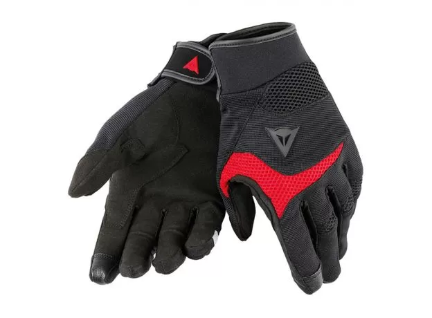 DAINESE Мотоперчатки DESERT POON D1 UNISEX, Размер: 3XS, Цвет: Blаck/Red