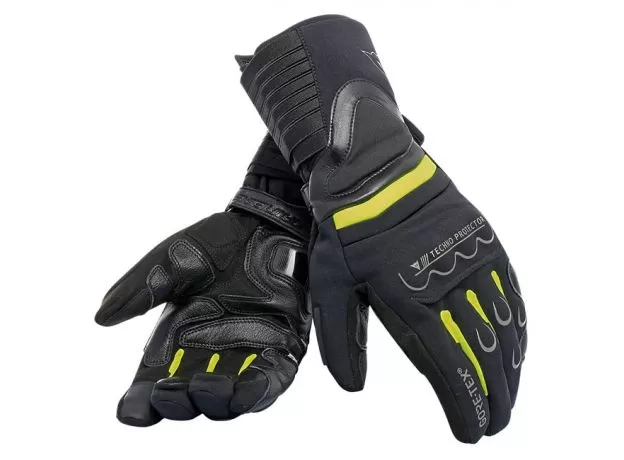 DAINESE Мотоперчатки SCOUT 2 GORE-TEX®, Размер: L, Цвет: Black/Fluo-Yellow/Black