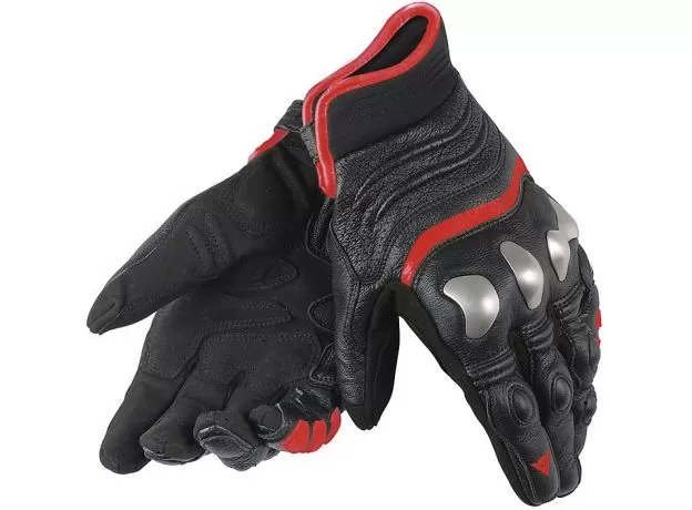 DAINESE Мотоперчатки X-STRIKE, Размер: XXL, Цвет: Black/Fluo-Red