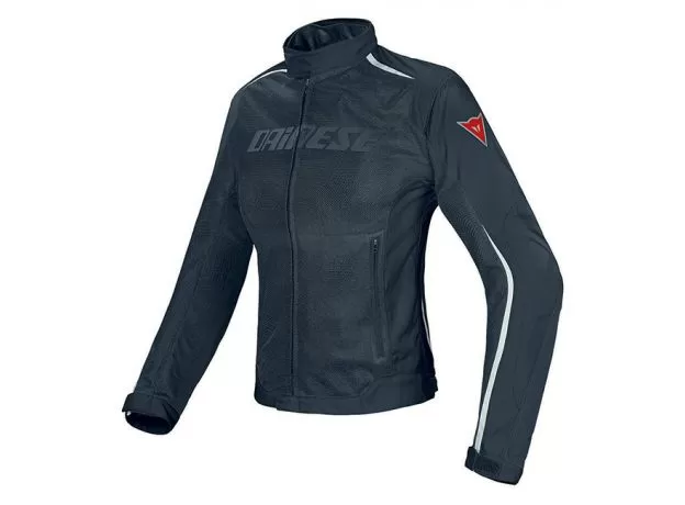 DAINESE Мотокуртка HYDRA FLUX D-DRY женская, Размер: 44, Цвет: Black/Black/White