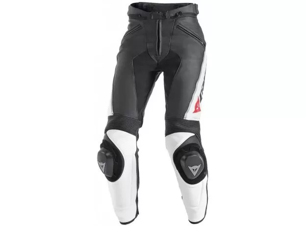 DAINESE Мотоштаны кожаные DELTA PRO C2 женские, Размер: 40, Цвет: blаck-white