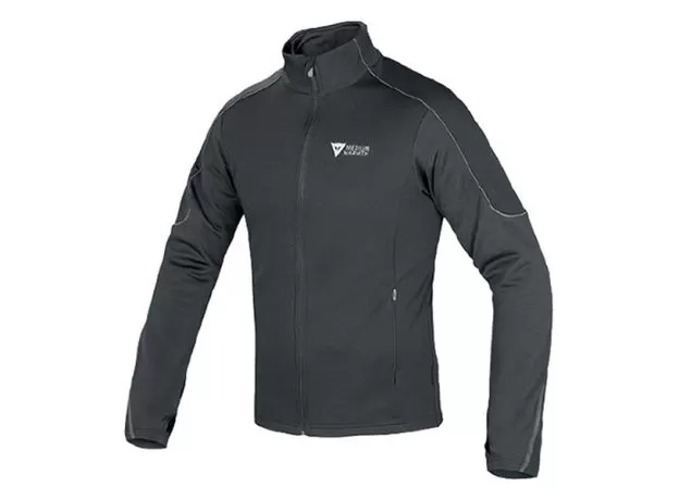 DAINESE Термофутболка D-MANTLE FLEECE, Размер: M, Цвет: Black/Black/Anthracite