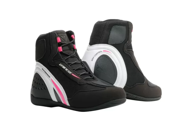 DAINESE Мотоботы MOTORSHOE D1 DWP женские, Размер: 37, Цвет: black/white/fuxia