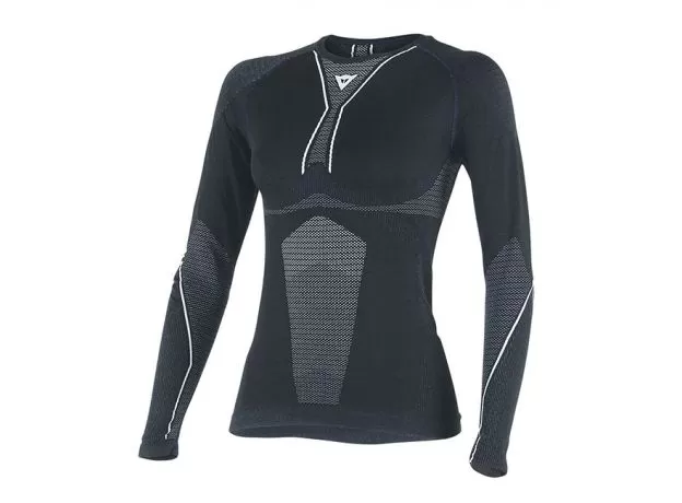 DAINESE Термофутболка D-CORE DRY TEE LS LA женская, Размер: L, Цвет: blаck-white