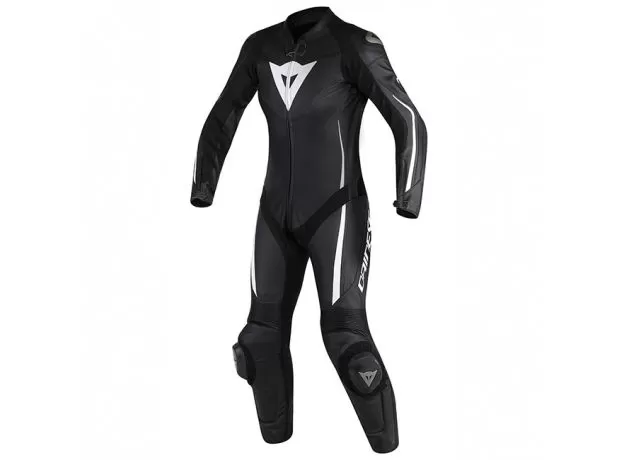 DAINESE Мотокомбинезон ASSEN 1 PC. PERF. женский, Размер: 40, Цвет: Black/Black/White
