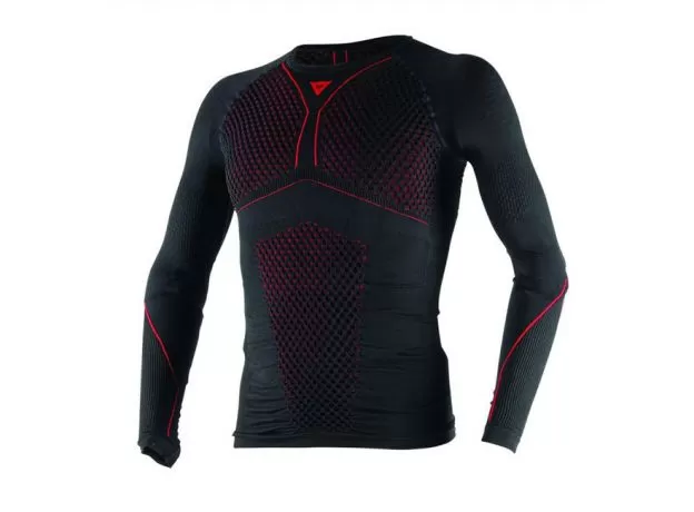 DAINESE Термофутболка D-CORE LS, Размер: XS/S, Цвет: Blаck/Red