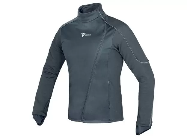 DAINESE Термофутболка D-MANTLE FLEECE WS, Размер: S, Цвет: Black/Black/Anthracite