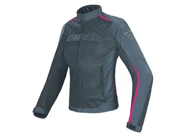 DAINESE Мотокуртка HYDRA FLUX D-DRY женская, Размер: 38, Цвет: black/ebony/fuchsia