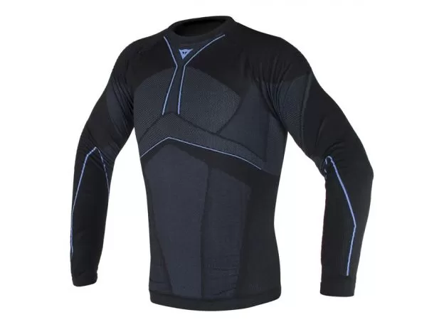 DAINESE Термофутболка D-CORE AERO LS, Размер: M, Цвет: Black/Cobalt-Blue