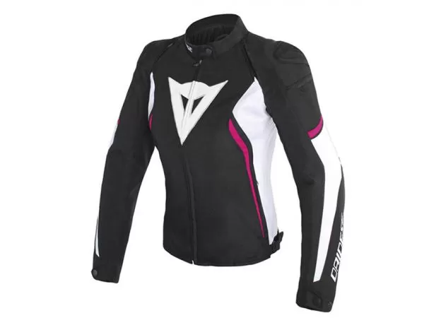 DAINESE Мотокуртка AVRO D2 женская, Размер: 44, Цвет: black/white/fuxia