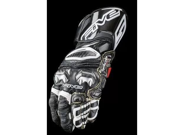 FIVE Мотоперчатки RFX RACE, Размер: S, Цвет: Blаck/White