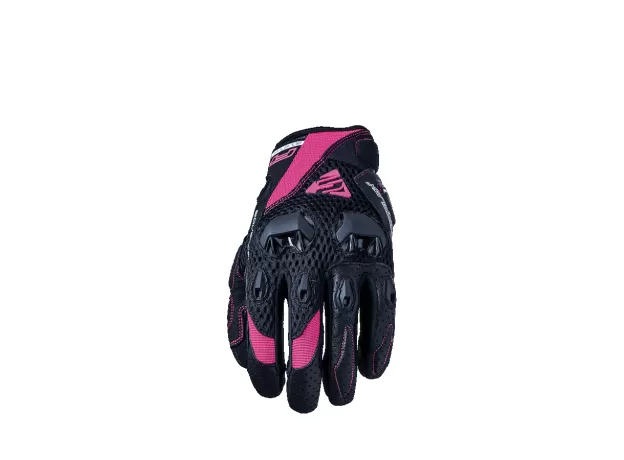 FIVE Мотоперчатки STUNT EVO AIRFLOW женские, Размер: L, Цвет: Black/Fluo Pink
