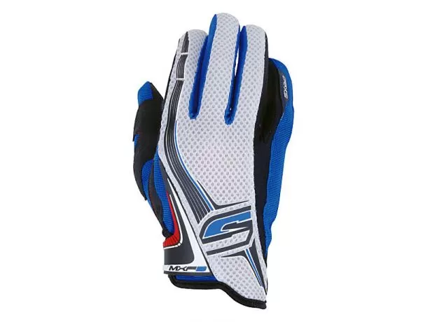 FIVE Мотоперчатки MXF3, Размер: 3XL, Цвет: Бело/синие