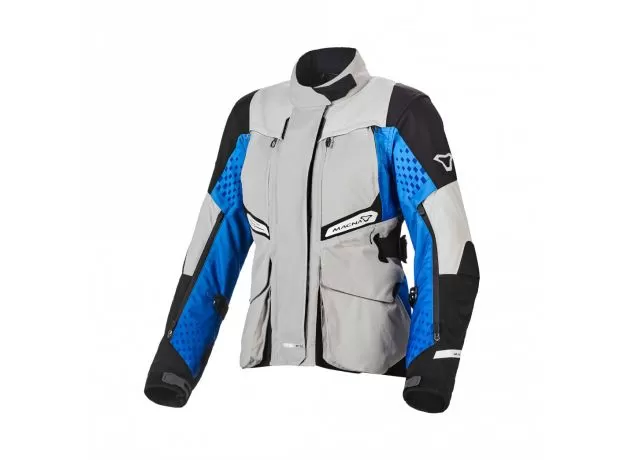 MACNA Мотокуртка FUSOR женская, Размер: XS, Цвет: grey/blue