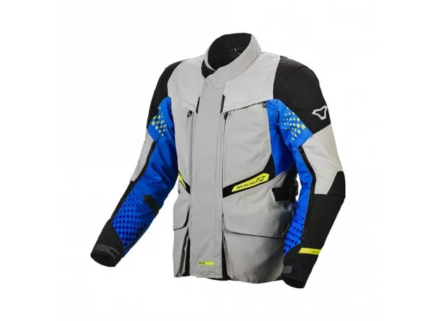 MACNA Мотокуртка FUSOR, Размер: 3XL, Цвет: grey/blue