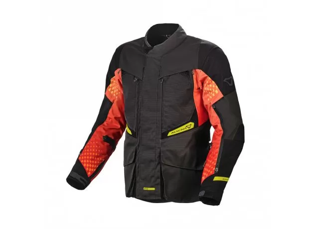 MACNA Мотокуртка FUSOR, Размер: 3XL, Цвет: Black/Orange