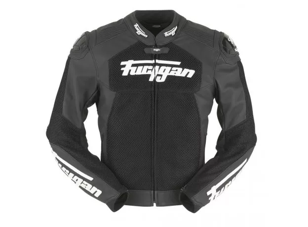 FURYGAN Мотокуртка кожаная SPEED MESH 3D кожа/сетка, Размер: XXL, Цвет: black/whitе