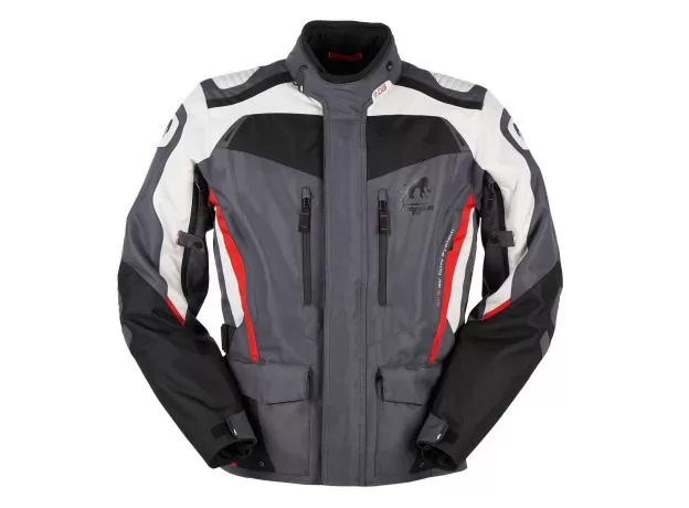 FURYGAN Мотокуртка APALACHES, Размер: XXL, Цвет: Black/Grey/Red