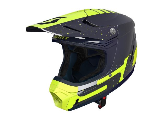 SCOTT Шлем 350 EVO, Размер: L, Цвет: deep blue/yellow