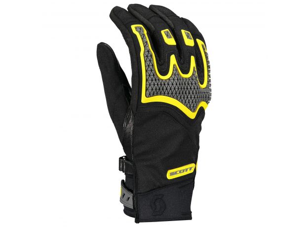 SCOTT Мотоперчатки Dualraid, Размер: XL, Цвет: Black/Yellow Fluo