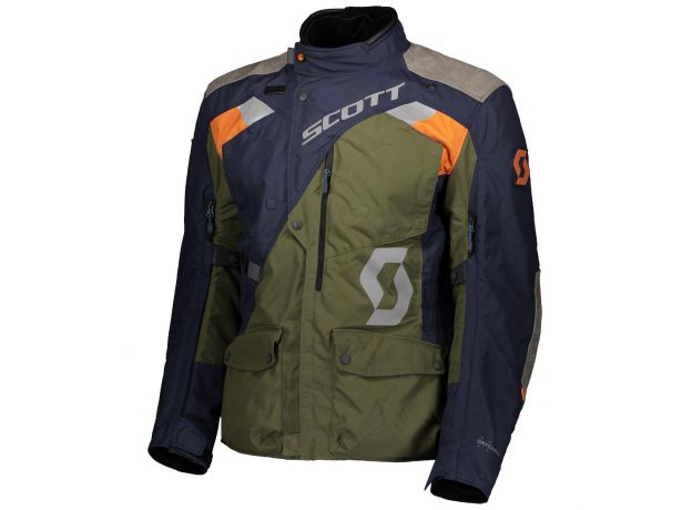 SCOTT Мотокуртка DUALRAID DRYO, Размер: XXL, Цвет: Blue/Green