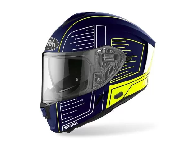 AIROH Шлем SPARK, Размер: M, Цвет: CYRCUIT BLUE MATT от магазина rszone AIROH Шлем SPARK, Размер: M, Цвет: CYRCUIT BLUE MATT