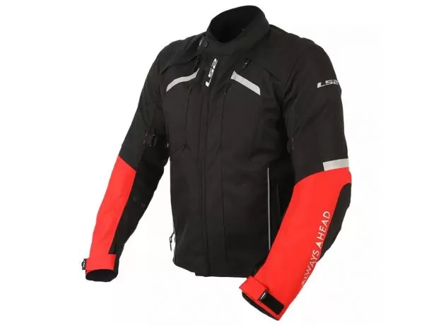 LS2 Мотокуртка SERRA, Размер: 3XL, Цвет: Черно-красный
