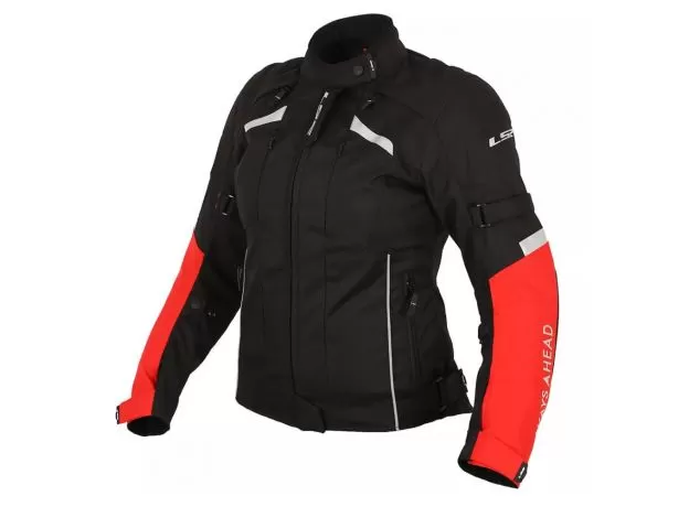 LS2 Мотокуртка SERRA женская, Размер: M, Цвет: Черно-красный