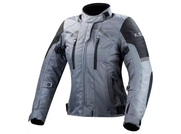LS2 Мотокуртка SERRA EVO женская, Размер: M, Цвет: темно-серый