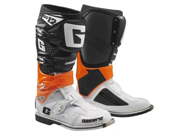 GAERNE Мотоботы SG 12, Размер: 48, Цвет: ORANGE\BLACK\WHITE
